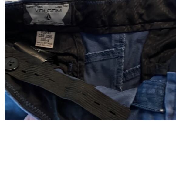 Volcom Adjustable Waistband Blue Denim Shorts Size Youth 3T - Picture 3 of 3